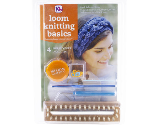 Authentic Knitting Board Loom Knitting Basics Kit