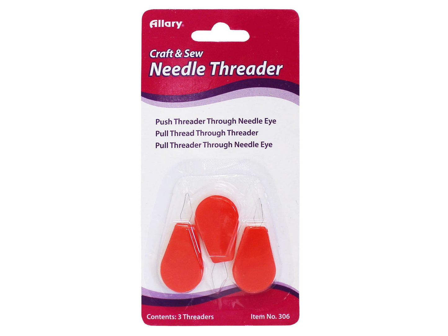 Allary Craft and Sew Needle Threaders, 3pc