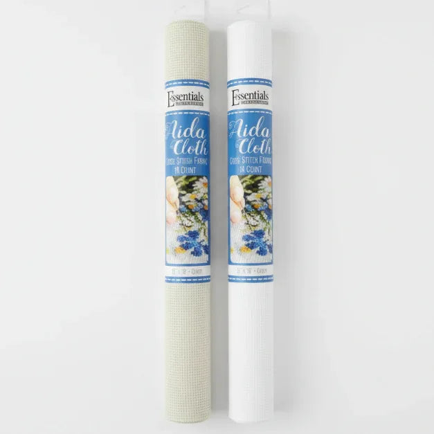 11ct Aida Cloth 15x18" – Cream & Pure White Lead Image.