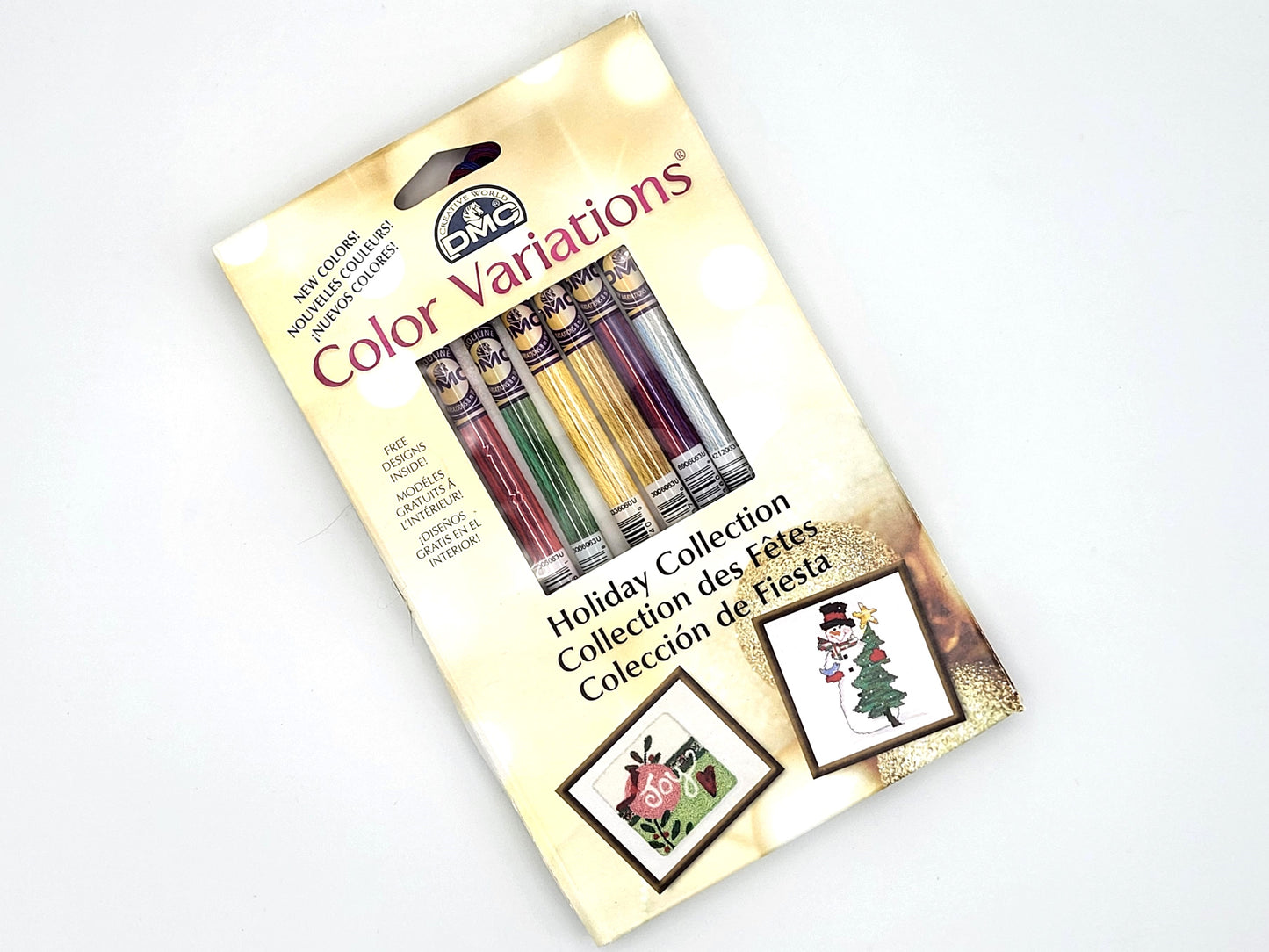 DMC Color Variations, Holiday Collection, 6-Strand Embroidery Cotton Floss, 8 variegated colors