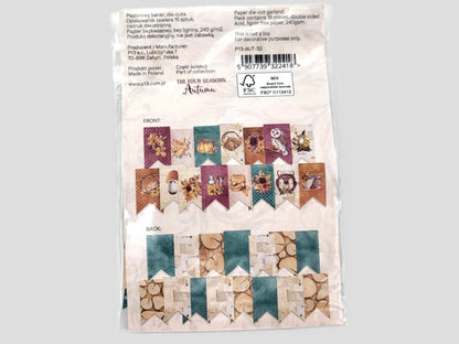 Autumn and Winter Double-Sided Cardstock Die Cuts Banner