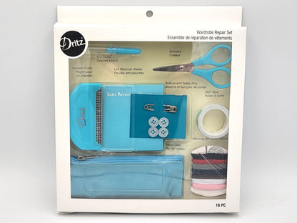 Dritz Wardrobe Repair Set 16 pcs | Travel sewing kit