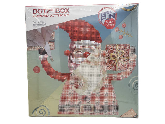 Diamond Dotz Diamond Art Box Kit 11"X11" - Santa Cheer