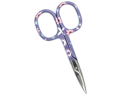 Small Embroidery Scissors, Floral Print 3.75"