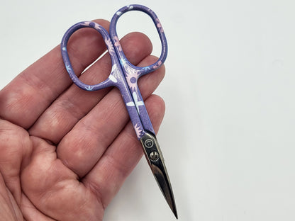 Small Embroidery Scissors, Floral Print 3.75"