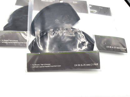 Covered Shoulder Pads by Fabany - Set-in and All-Purpose pads, set of 6