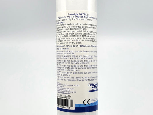 Diamond Dotz Sandwich Adhesive Roll 19"x39"