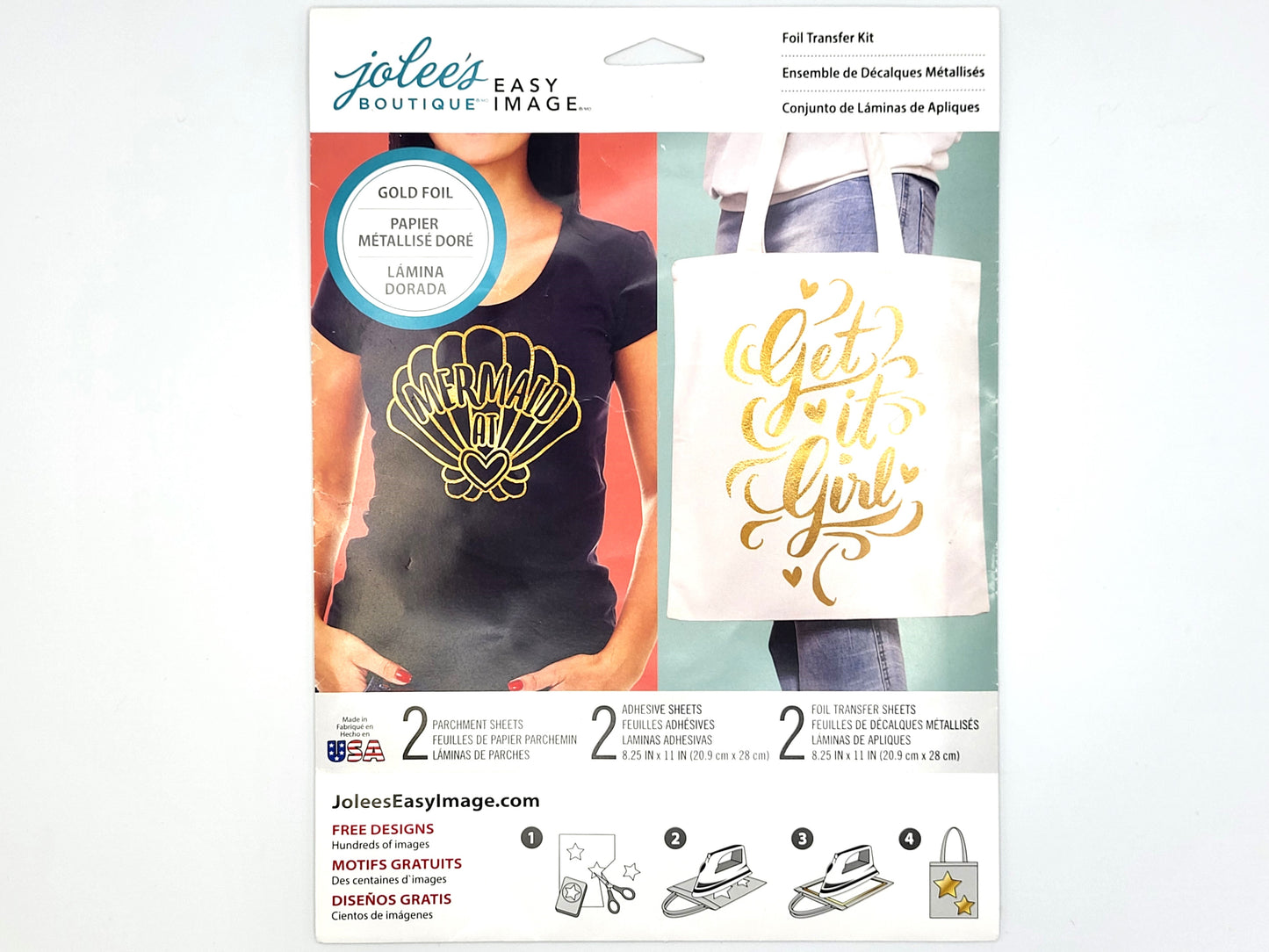 Jolee's Boutique Easy Image Foil Transfer Kit - 2 parchment sheets