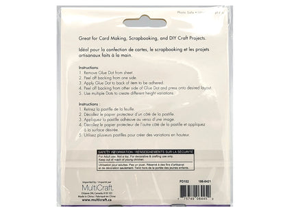 Forever In Time, 3D Pop Dots Dual-Adhesive Foam Mounts .25" Round 264/Pkg