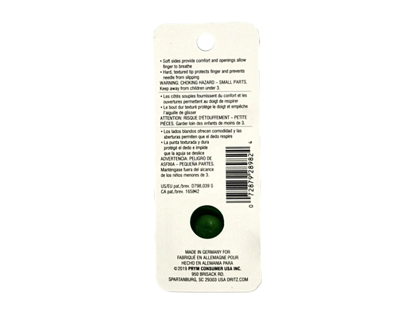 Dritz Soft Comfort Thimble – Size Small