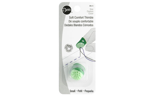 Dritz Thimble Soft Comfort - size Small - Green