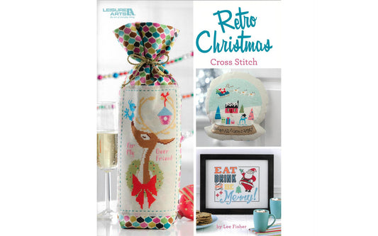 Retro Christmas Cross Stitch - Leisure Arts - Softcover Book