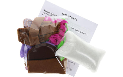 Felt Multi-color Succulent craft kit, Mini Maker, Leisure Arts