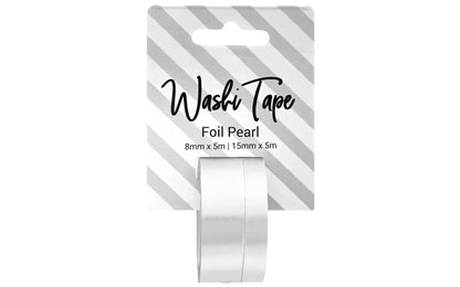 Washi Tape 8mm & 15mm x 5m - 2 colors