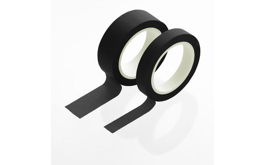 Washi Tape 8mm & 15mm x 10m - Black