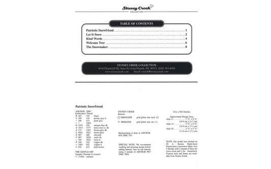 Fun Flakes Counted Cross Stitch Book, Stoney Creek - Softcover Book