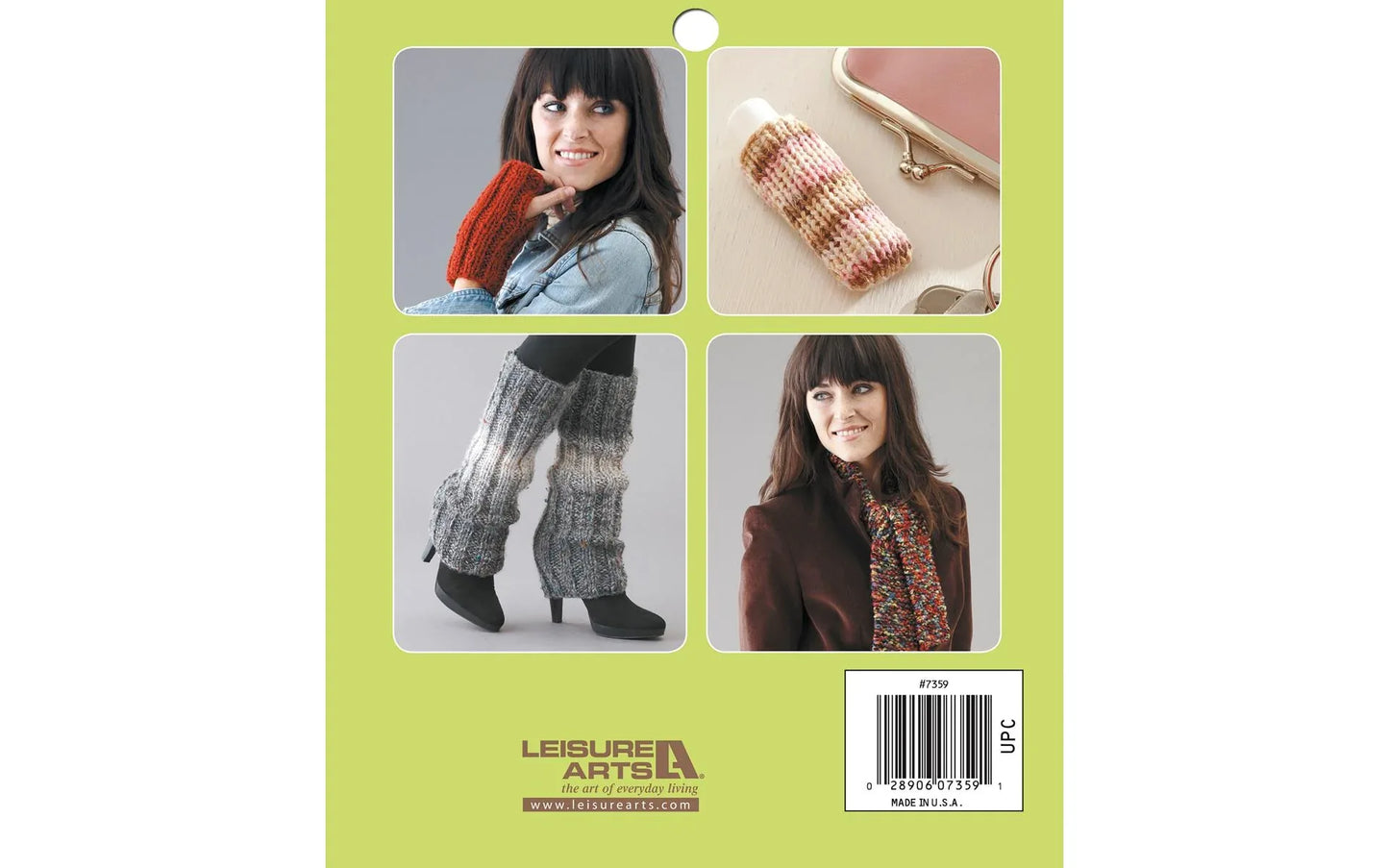 Learn to Knit Book - Step-by-Step How To's and 10 easy projects - Softcover book
