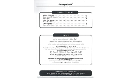 Stoney Creek Snow Happens Cross Stitch Book