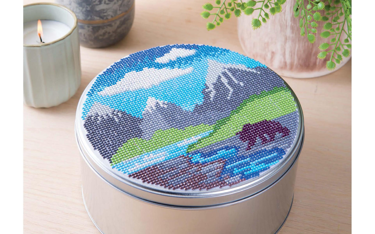 Landscapes Painting Book, Freestyle Diamond Art By Leisure Arts