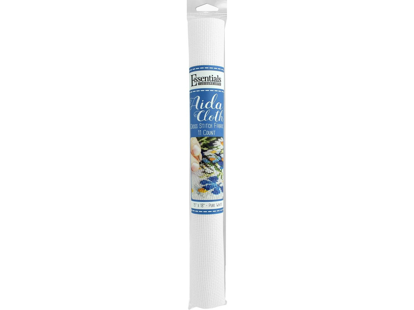 Essentials By Leisure Arts Aida Cloth 11ct Pure White 15x18"