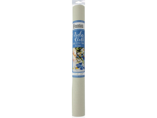 Essentials By Leisure Arts Aida Cloth 11ct Cream 15x18"