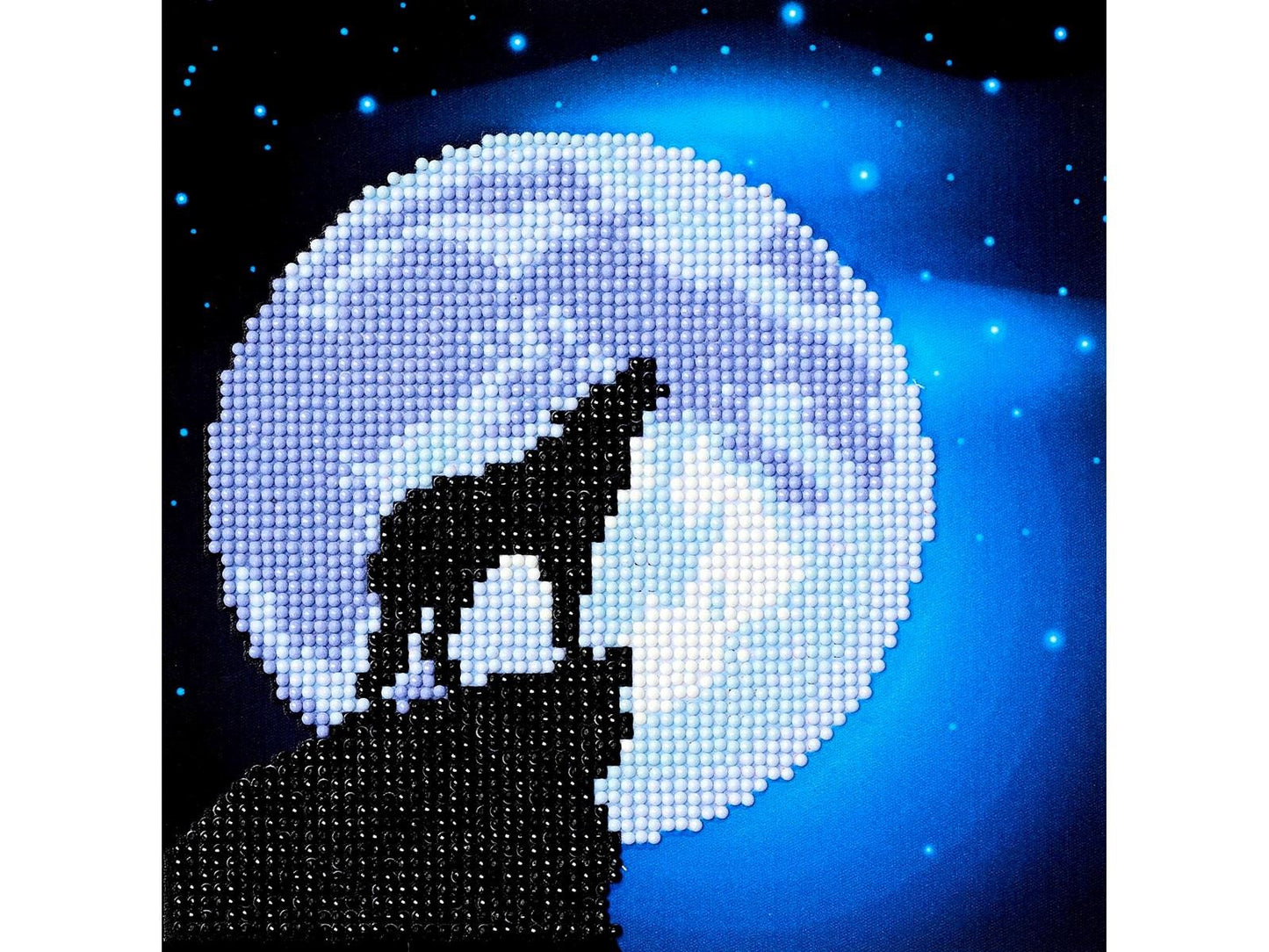 Diamond Art Kit 8x8" Beginner Wolf Moon