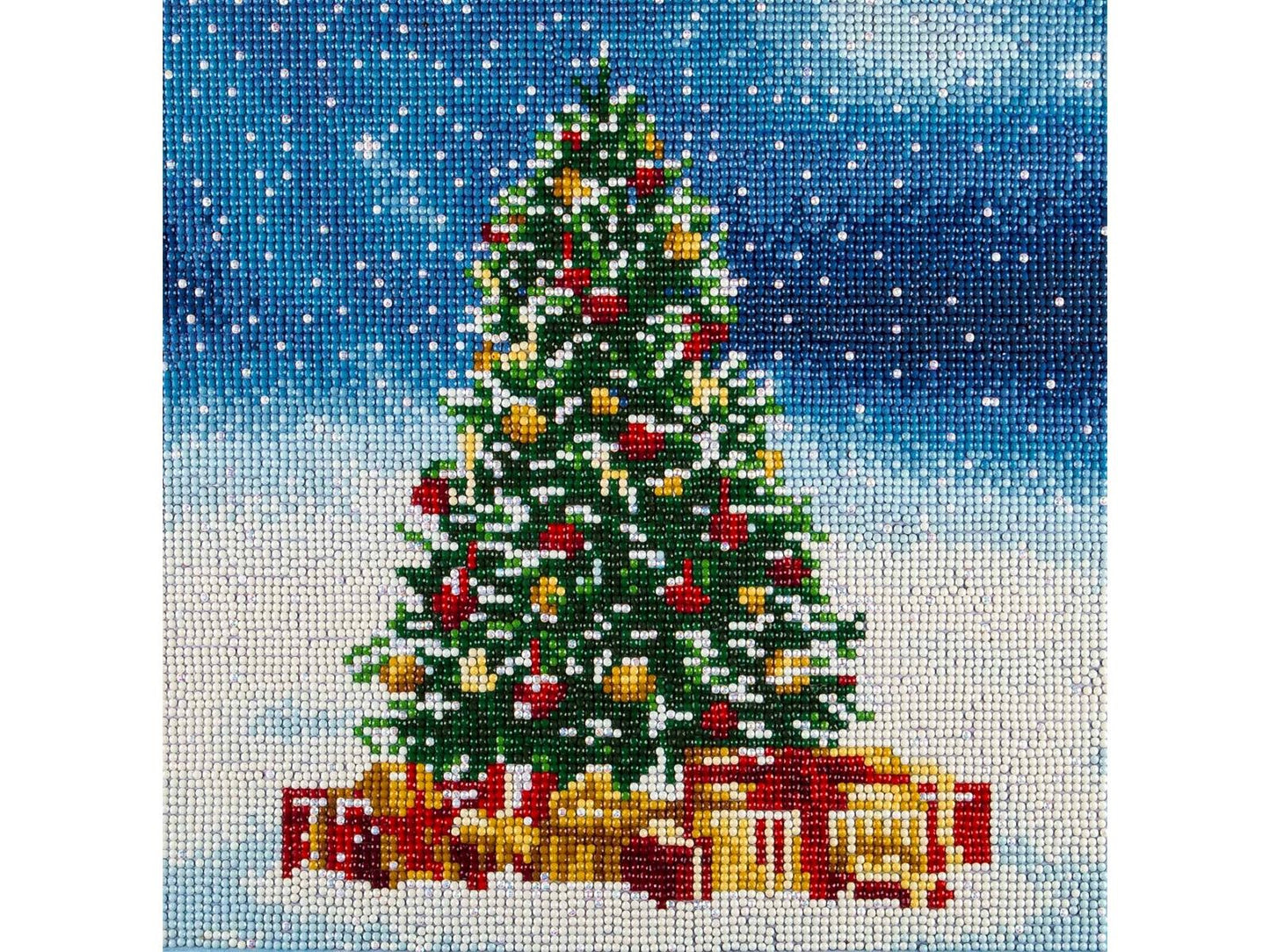 Diamond Art Intermediate Full-Drill Holiday Christmas Tree