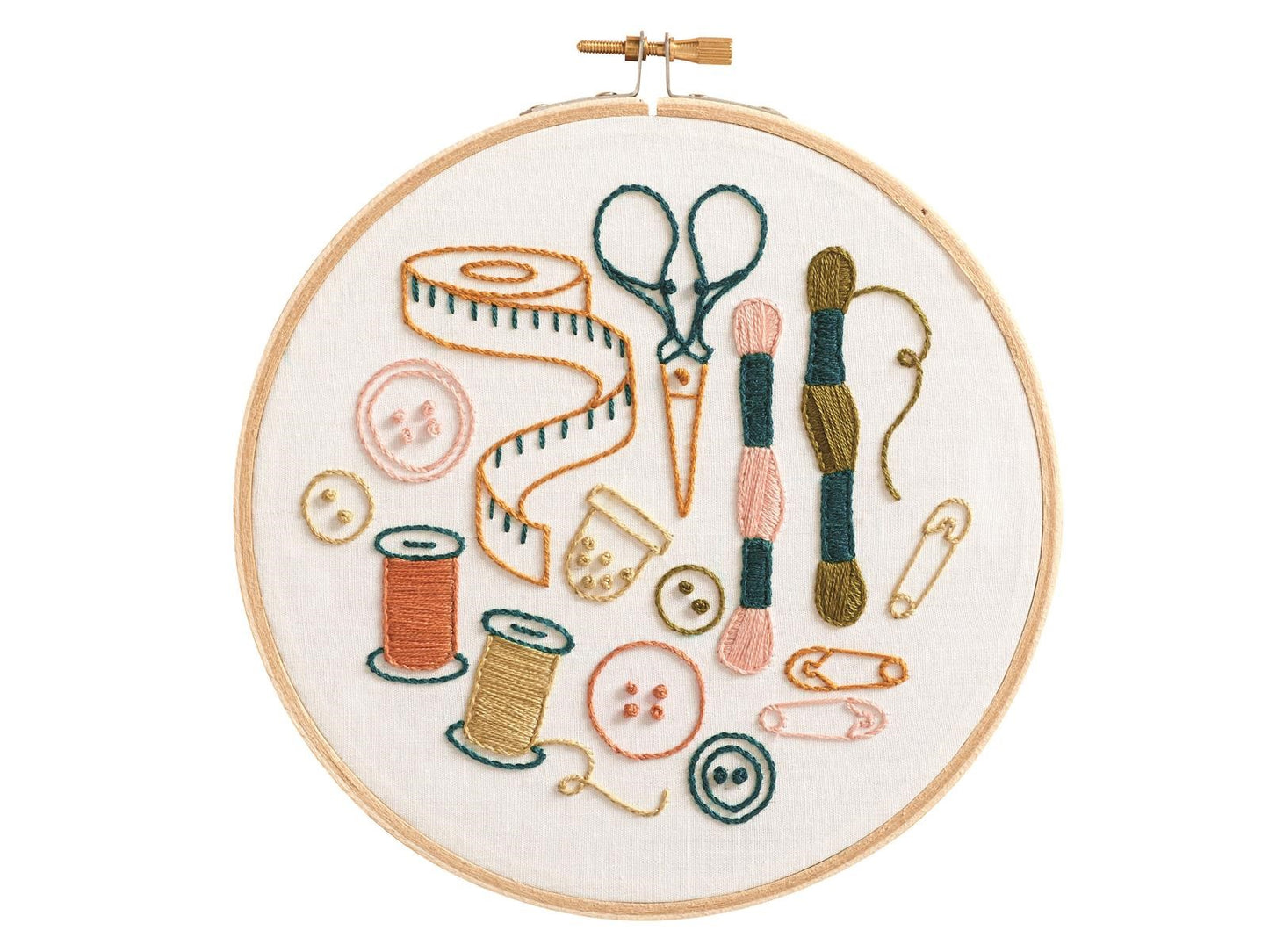 Leisure Arts Stamped Embroidery Kit 6" - Sewing Supplies