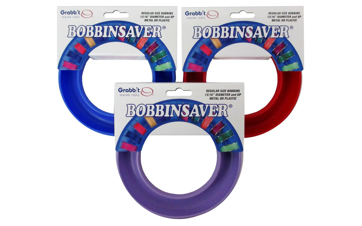 BobbinSaver Assorted Colors, Grabbit Sewing Tools