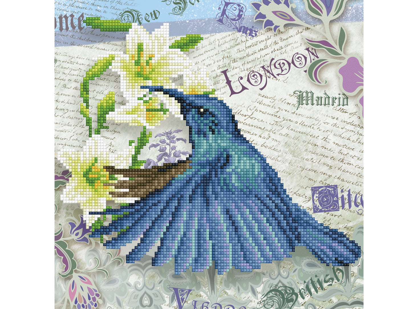 Hummingbird Travels Diamond Dotz Diamond Art Kit 12"X12" Intermediate