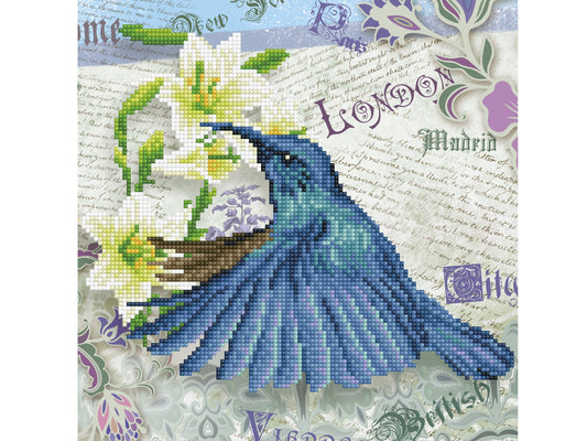 Hummingbird Travels Diamond Dotz Diamond Art Kit 12"X12" Intermediate