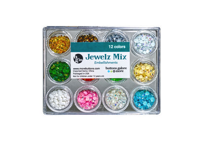 Buttons Galore Jewelz Mix for craft embellishments