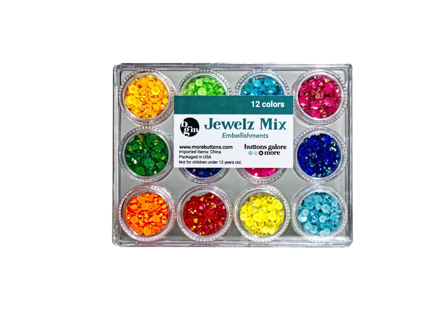 Buttons Galore Jewelz Mix for craft embellishments