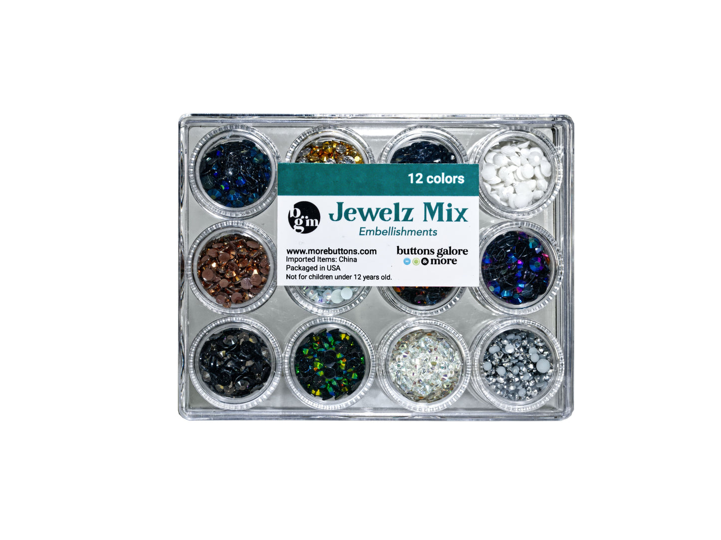 Buttons Galore Jewelz Mix for craft embellishments