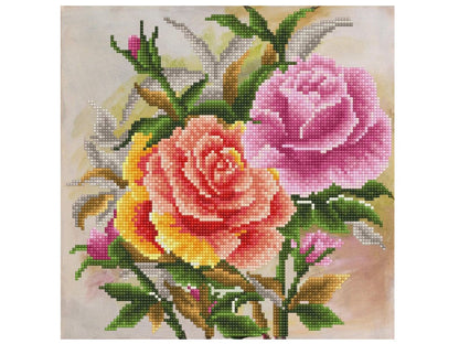 Diamond Dotz - Simply Dotz Diamond Art Kit - 12.6"X12.6" - Timeless Roses