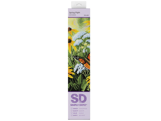 Diamond Dotz - Simply Dotz Diamond Art Kit 9.9"X13.8" - Spring Flight