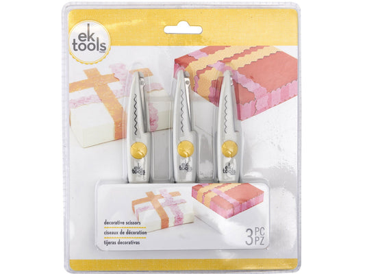 Decorative Scissors for paper crafting, 3pc - EK Success