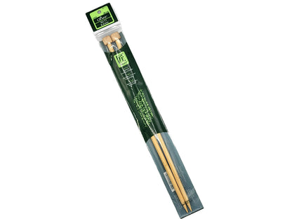 Clover Takumi Bamboo Single Point Knitting Needles 14" 11 8mm front