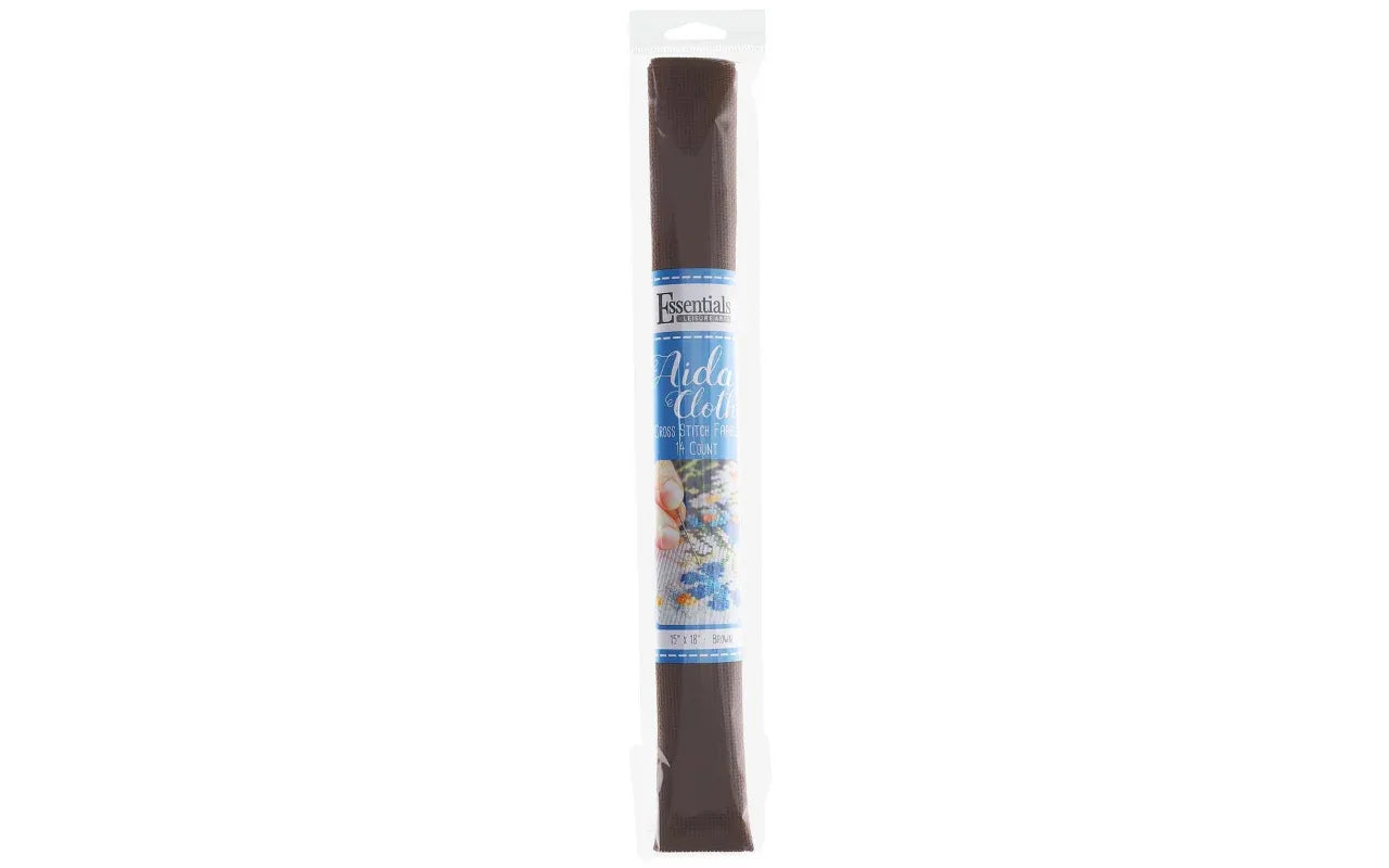 brown aida cloth, 14ct 15x18"