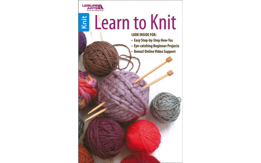 Leisure Arts, Learn to Knit Book