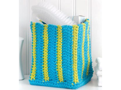 Leisure Arts, Crochet Baskets, 11 Cotton projects sized to organize your space, by Marly Bird