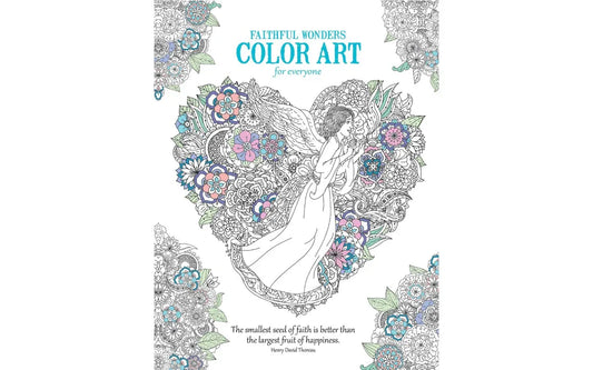 Faithful Wonders Adult Coloring Book | Leisure Arts