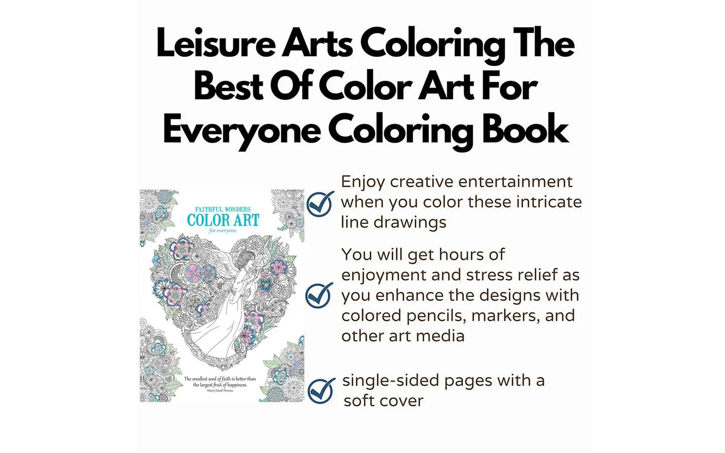 Faithful Wonders Adult Coloring Book | Leisure Arts