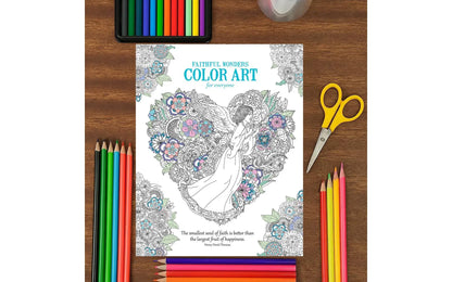Faithful Wonders Adult Coloring Book | Leisure Arts