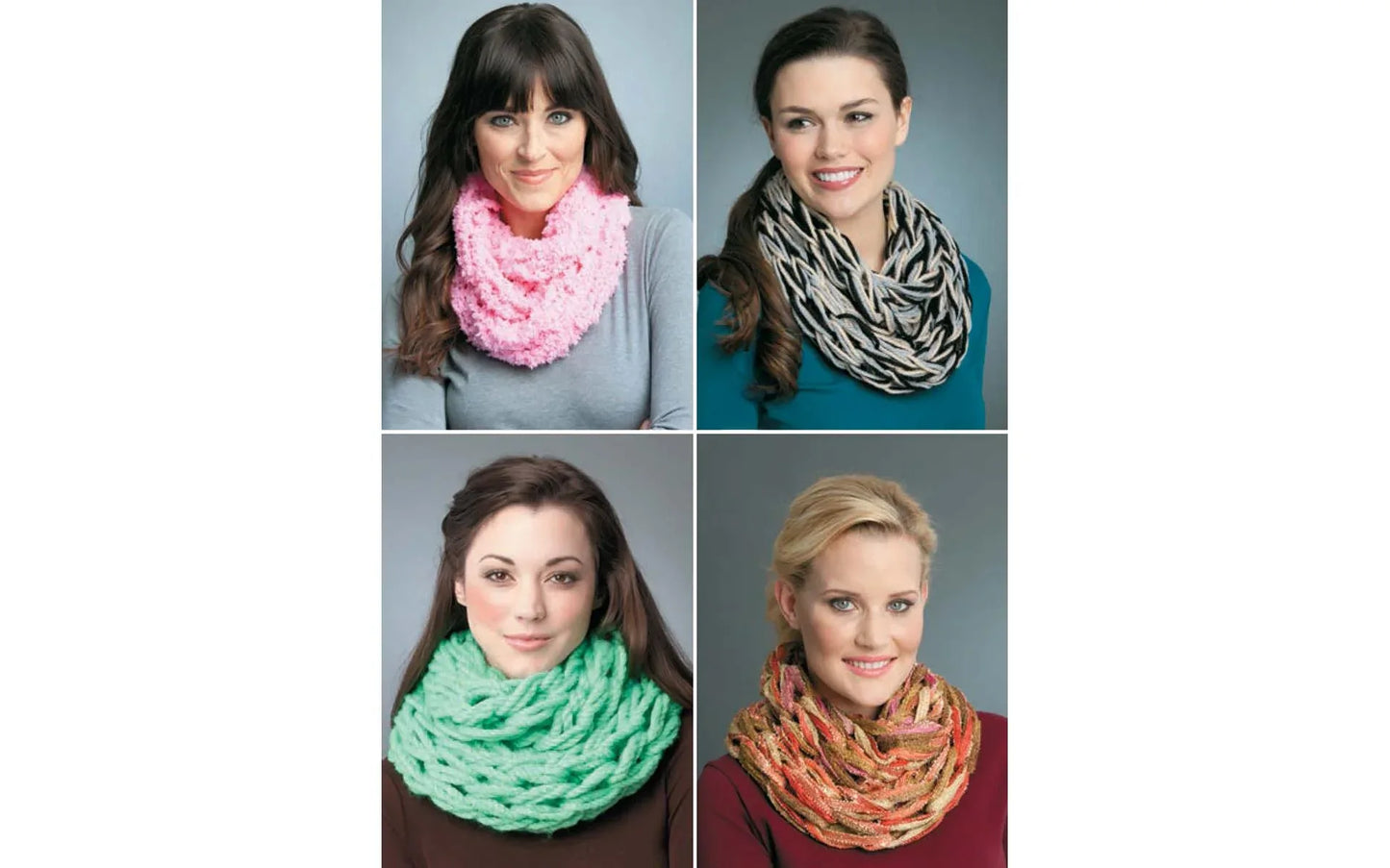 Learn to Arm Knit – Scarves & Cowls with Super Chunky Yarn | Leisure Arts