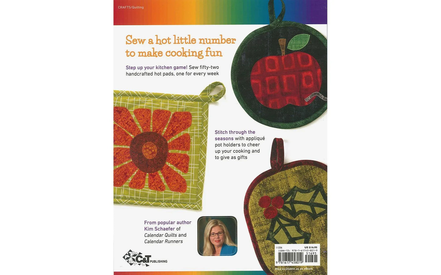 52 Playful Pot Holders to Appliqué – Delicious Designs for Every Week | Kim Schaefer