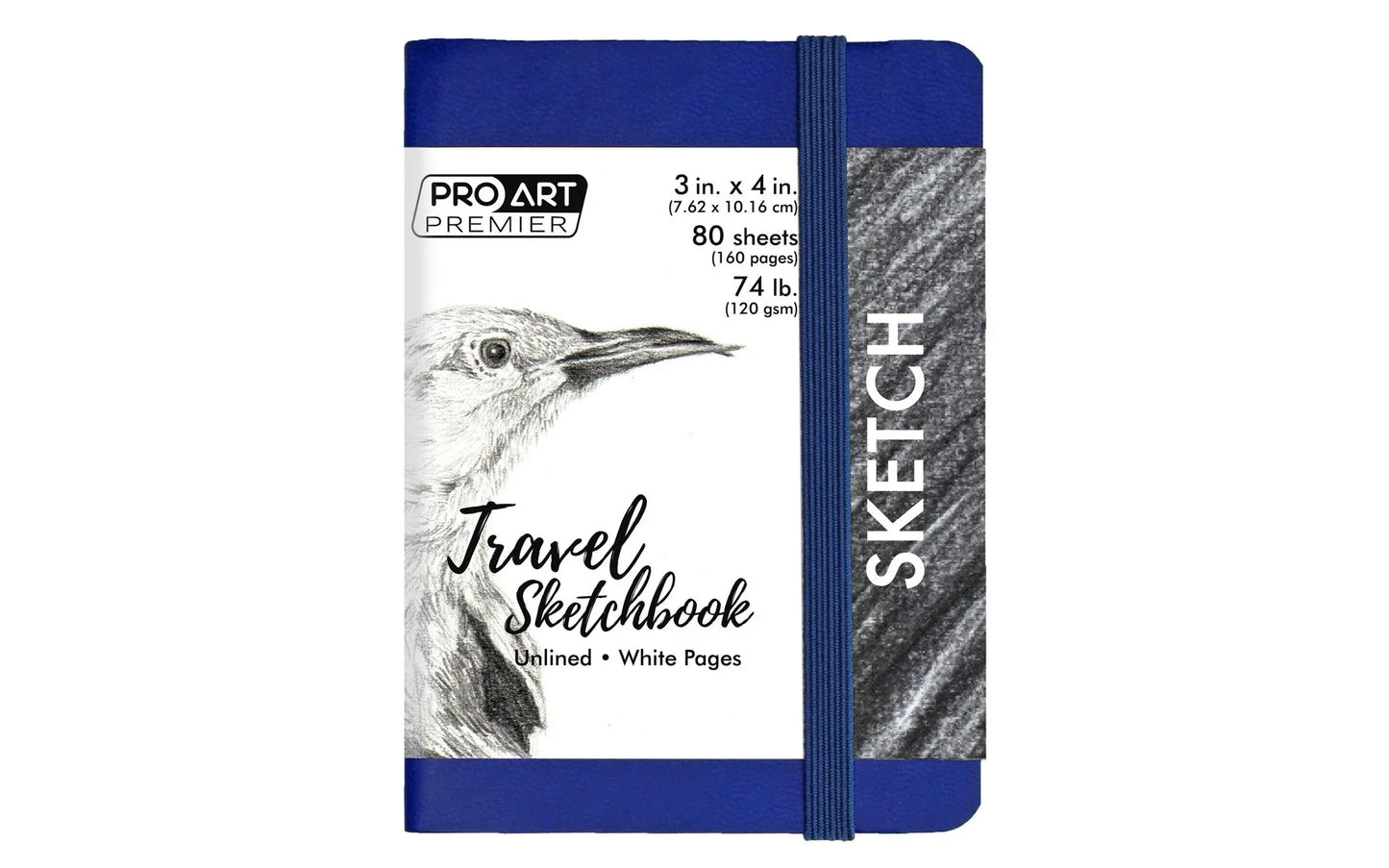 Pro Art Premium Travel Sketch Book — White 74lb, 80 Sheets