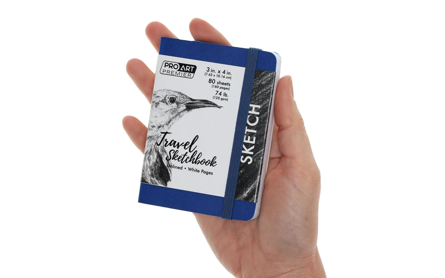 Pro Art Premium Travel Sketch Book — White 74lb, 80 Sheets
