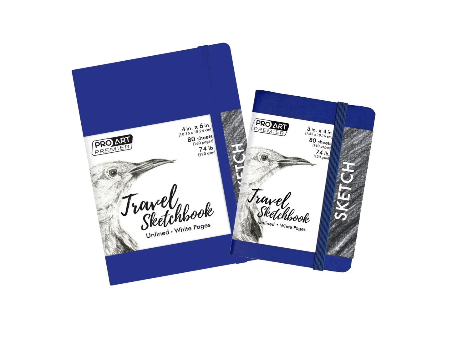 Pro Art Premium Travel Sketch Book — White 74lb, 80 Sheets