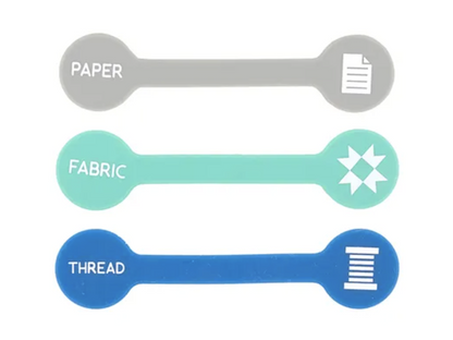Scissor ID Magnetic Clips, 3pc - Paper, Thread, Fabric - It's Sew Emma